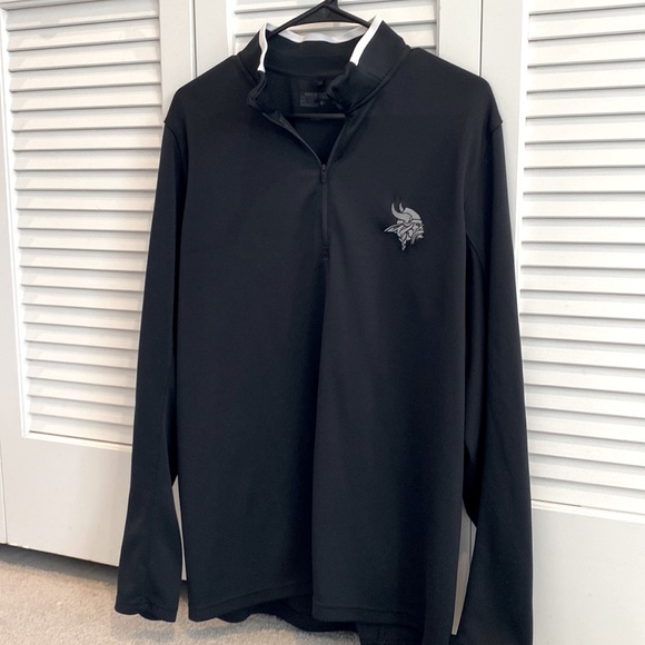 Nike Golf Minnesota Vikings black quarter zip top - Picture 1 of 5
